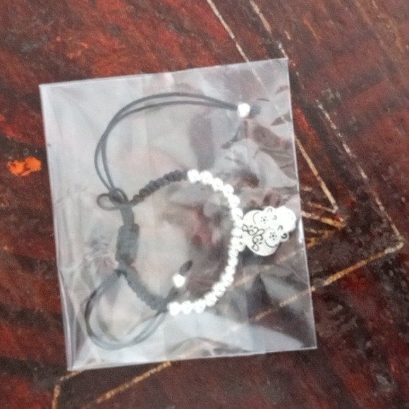 Sterling silver Halloween!Sugar skull Handmade Cloisonne Enamel bracelet - Picture 11 of 11